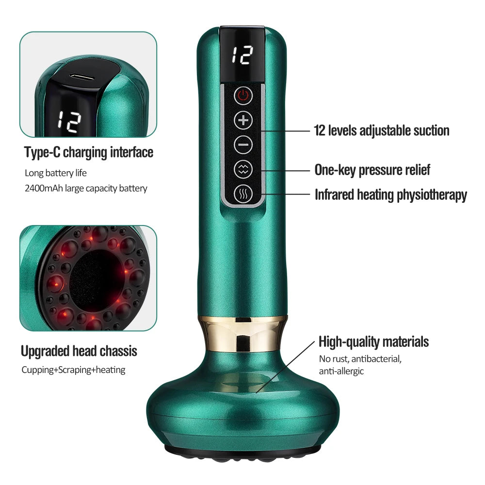 Relax, Recover, and Tone with Cupping Device
