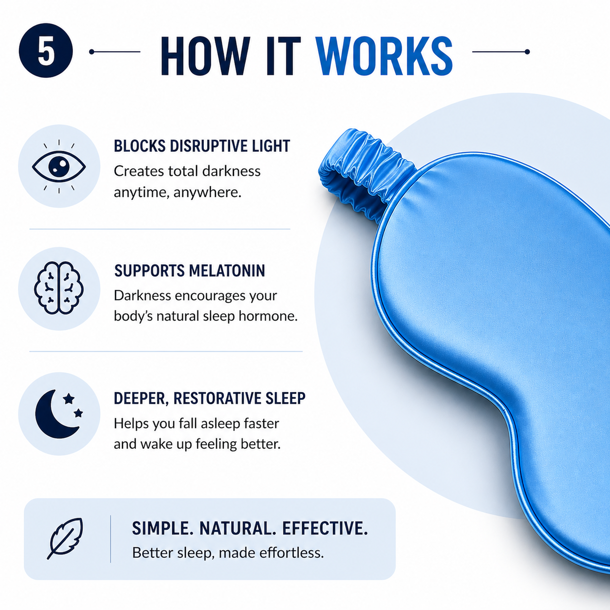 Improve Sleep Naturally with Eye Mask