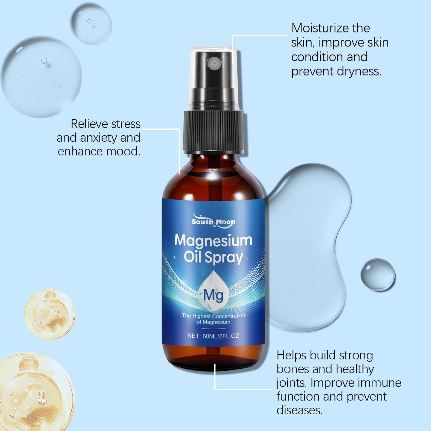 Magnesium Spray for Better Sleep and Muscle Relief