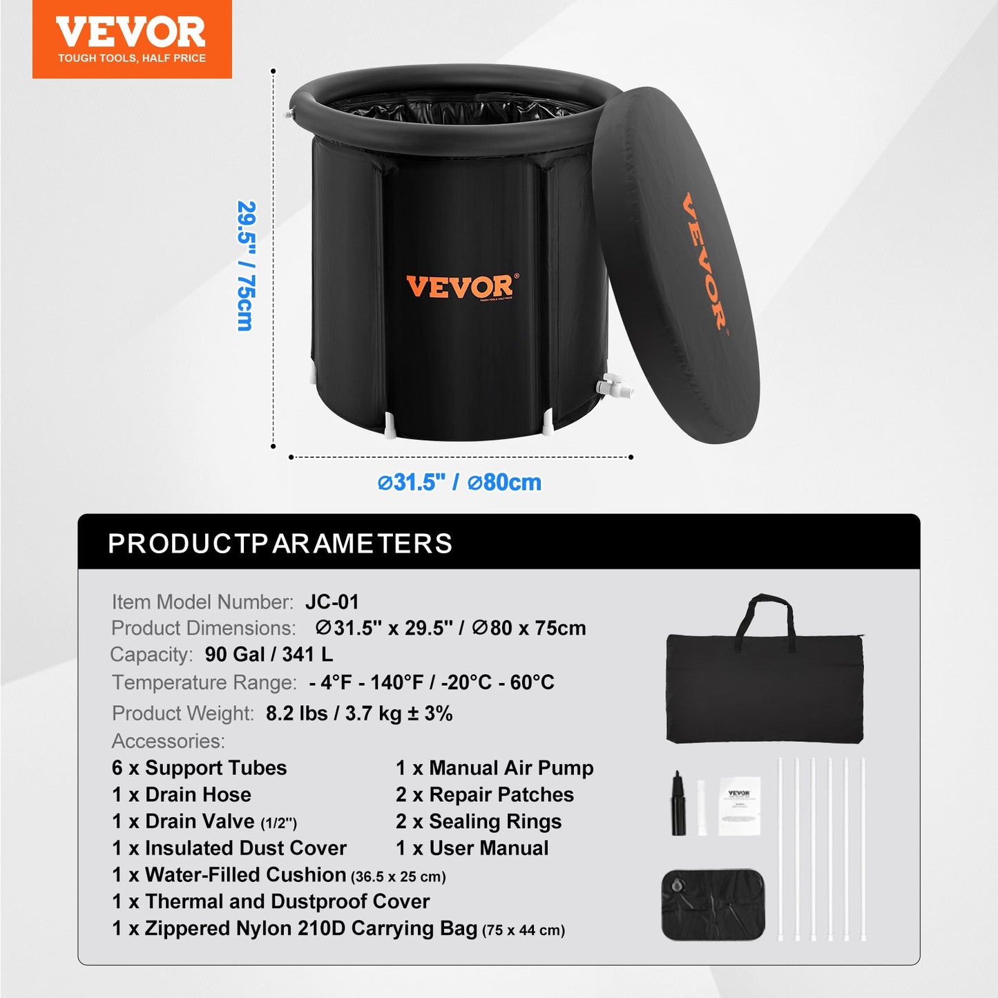 Portable Ice Bath Tub for Ultimate Muscle Recovery