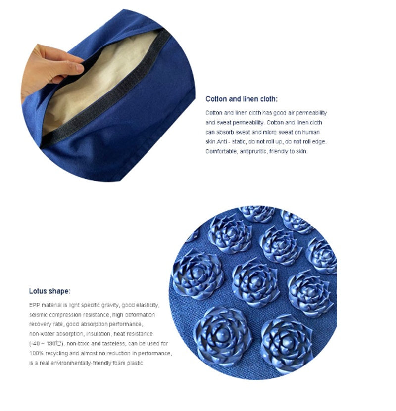 Relax and Recover with Acupuncture Yoga Mat